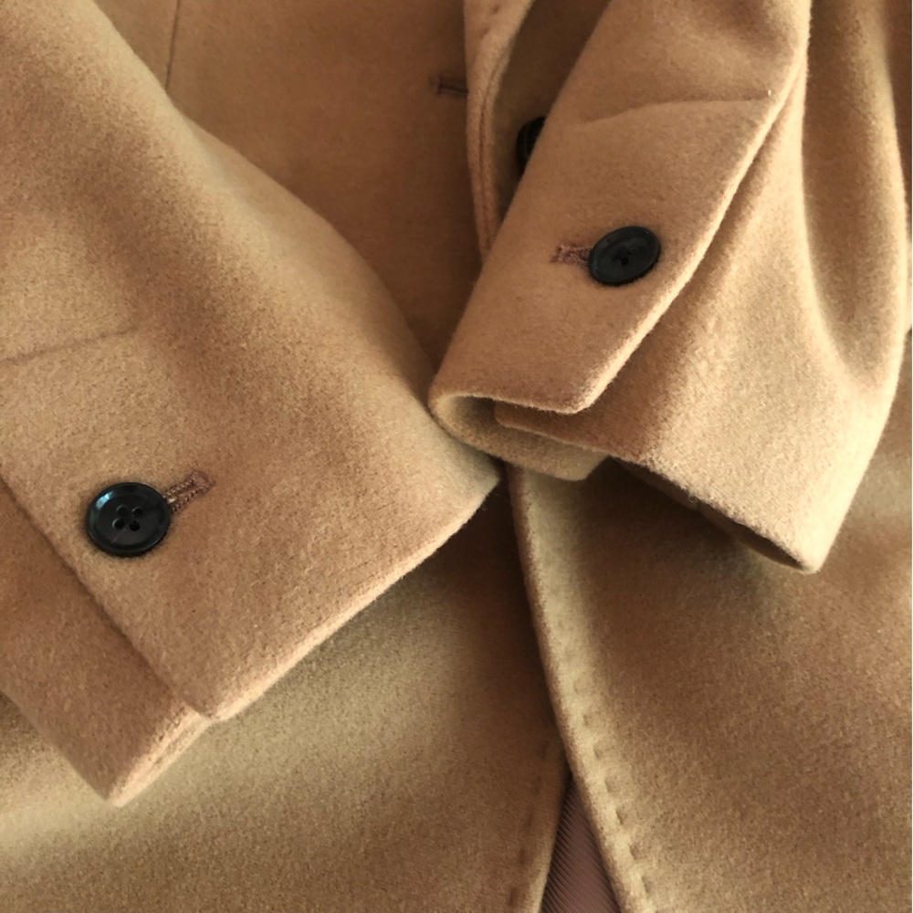 Banana Republic Italian Melton Top Coat or Car Coat. Size Small - Picture 9 of 14